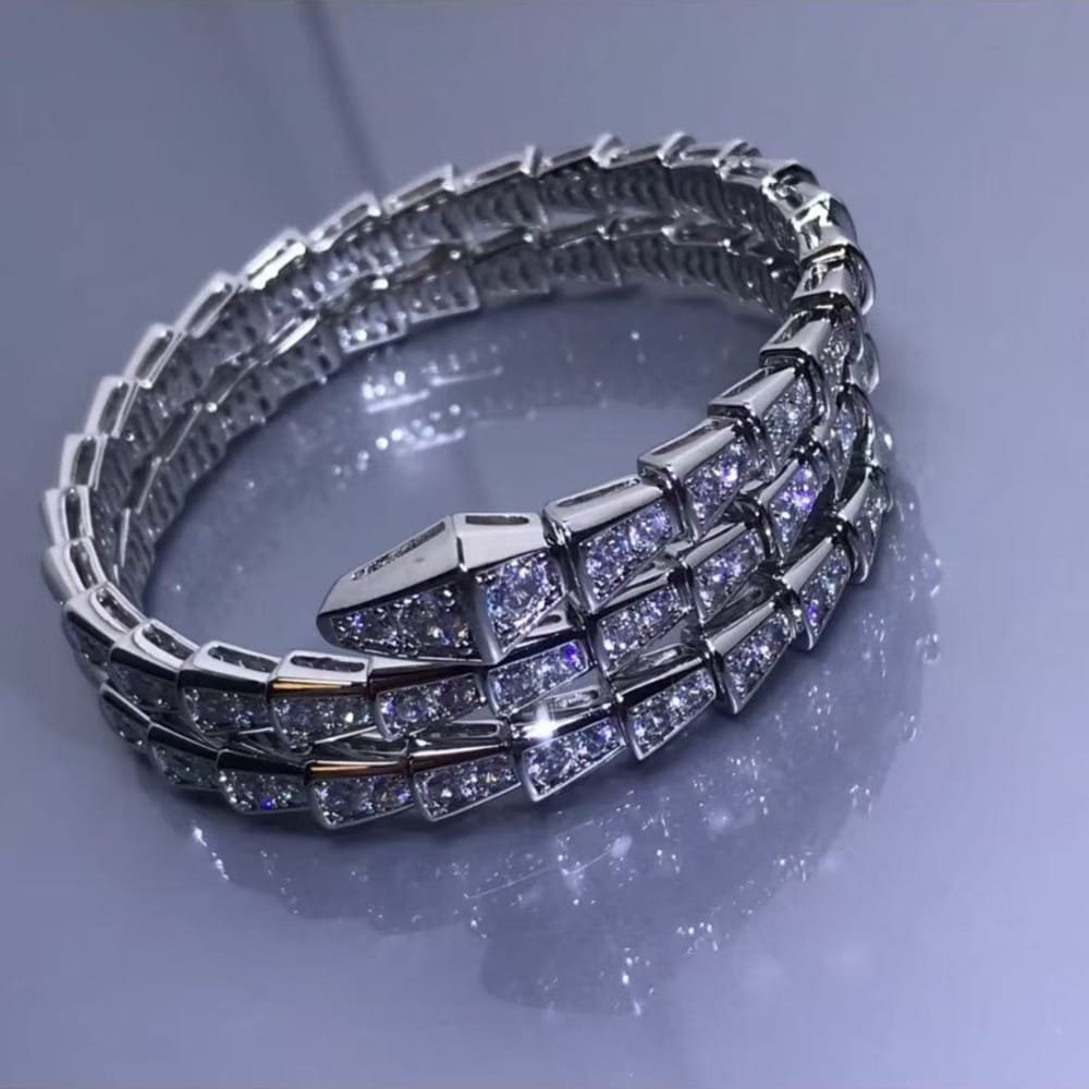Bvlgari Serpenti Viper Three-Coil Bracelet 3 Colors - Image 4