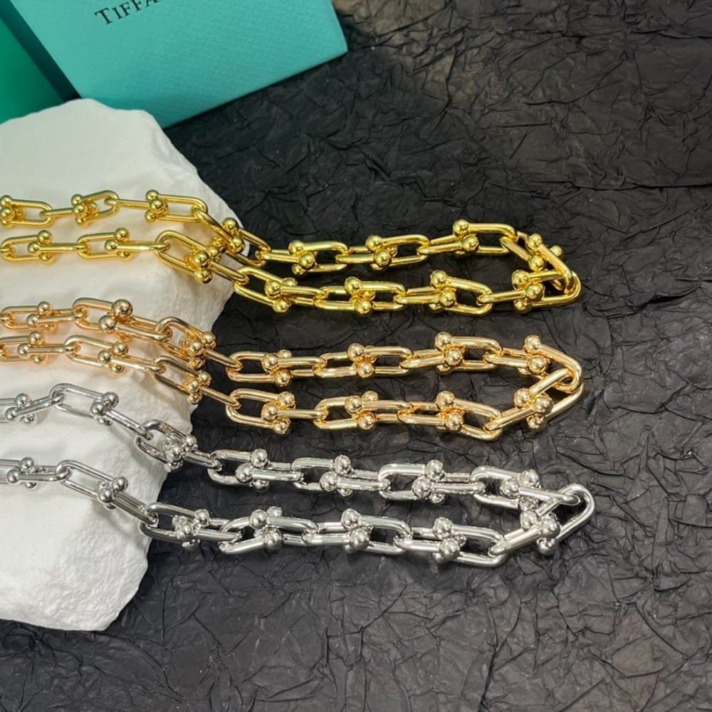 Tiffany Hardwear 3 Colors Necklace