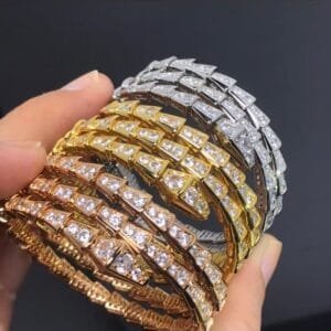 Bvlgari Serpenti Viper Three-Coil Bracelet 3 Colors