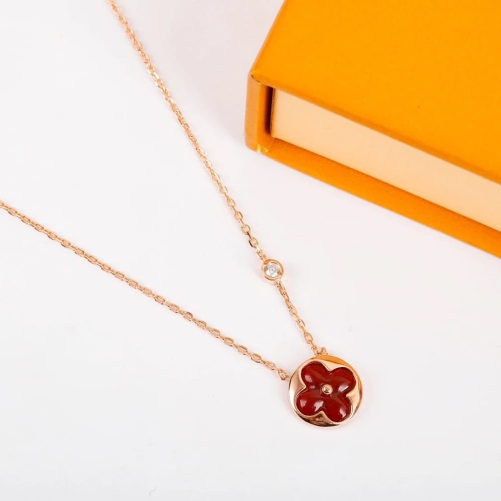 LV Clover 4 Colors Necklace - Image 5