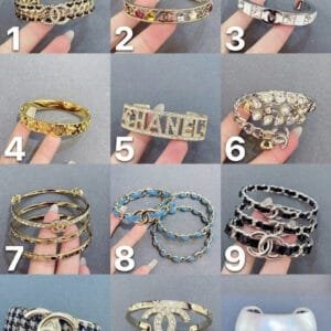 Chanel Bangle Bracelets Set
