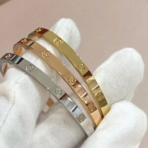 Cartier Love bangle None 4 10 Diamonds -Thick