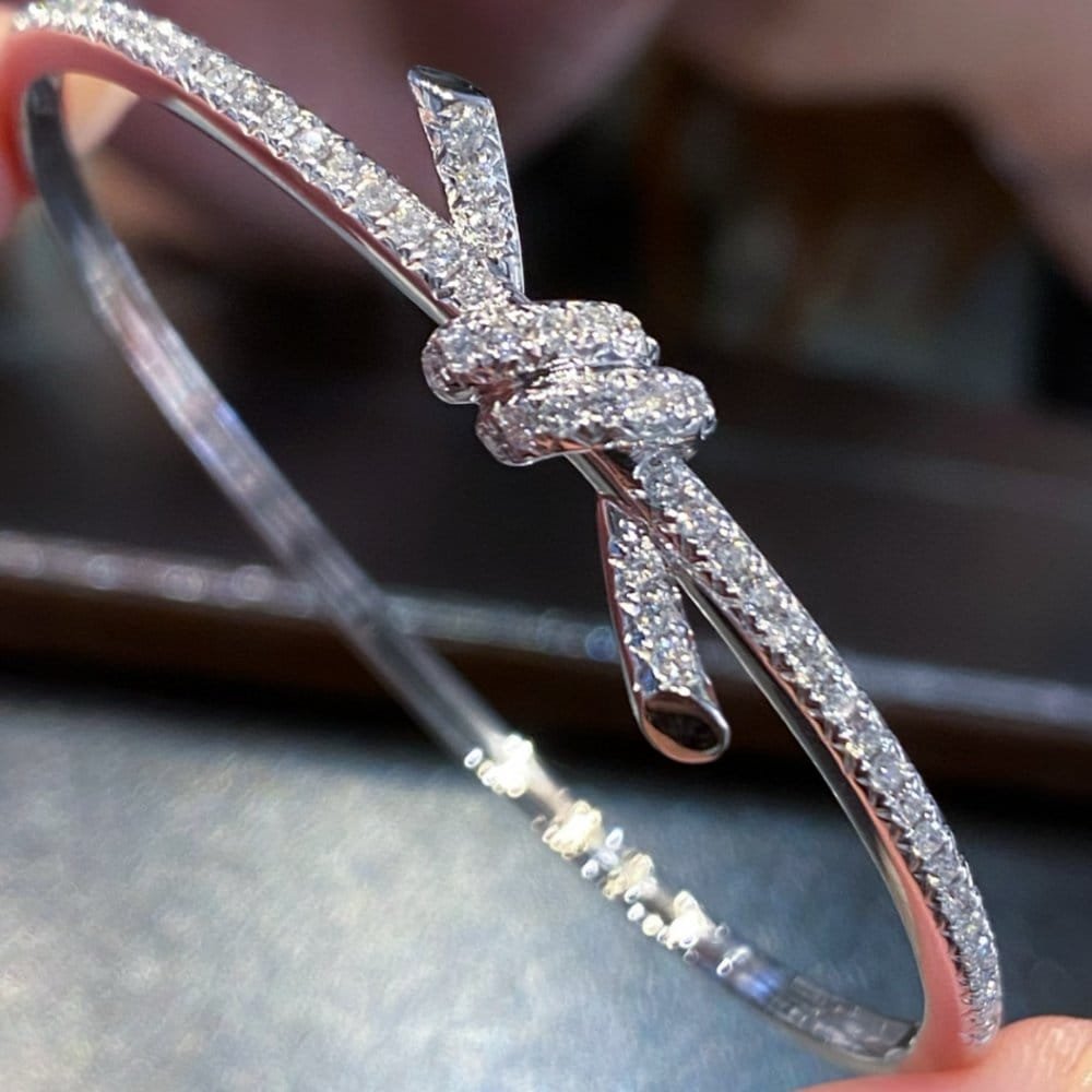 Tiffany Knot 3 colors bangle - Image 3