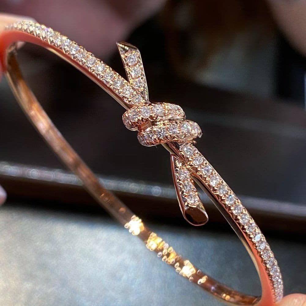 Tiffany Knot 3 colors bangle - Image 2