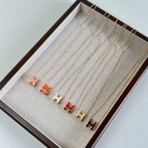 Hermes H Necklace